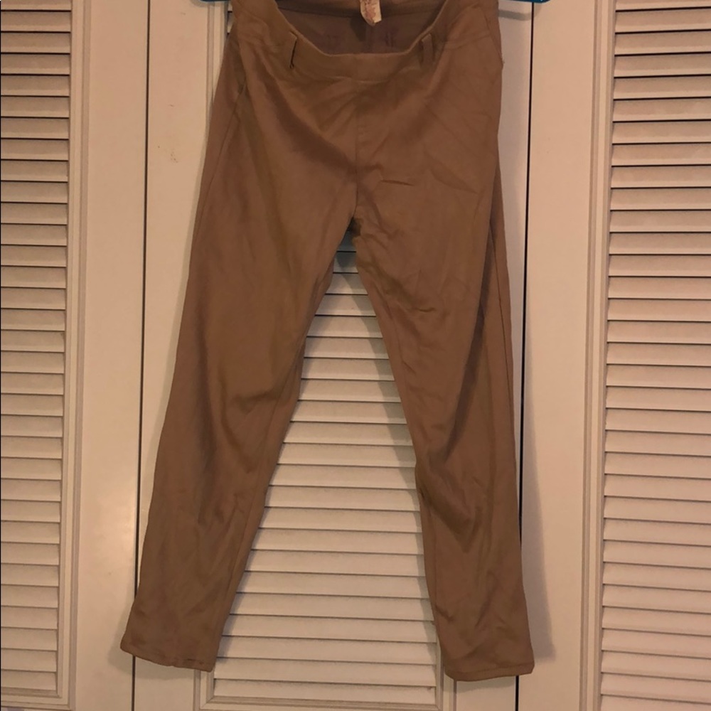 Khaki Capri Pants